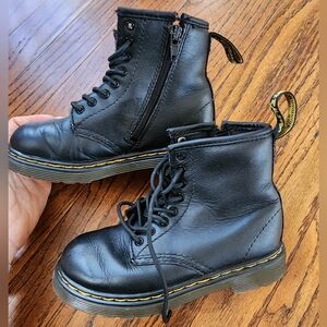 Dr. Martens Black Leather Boots